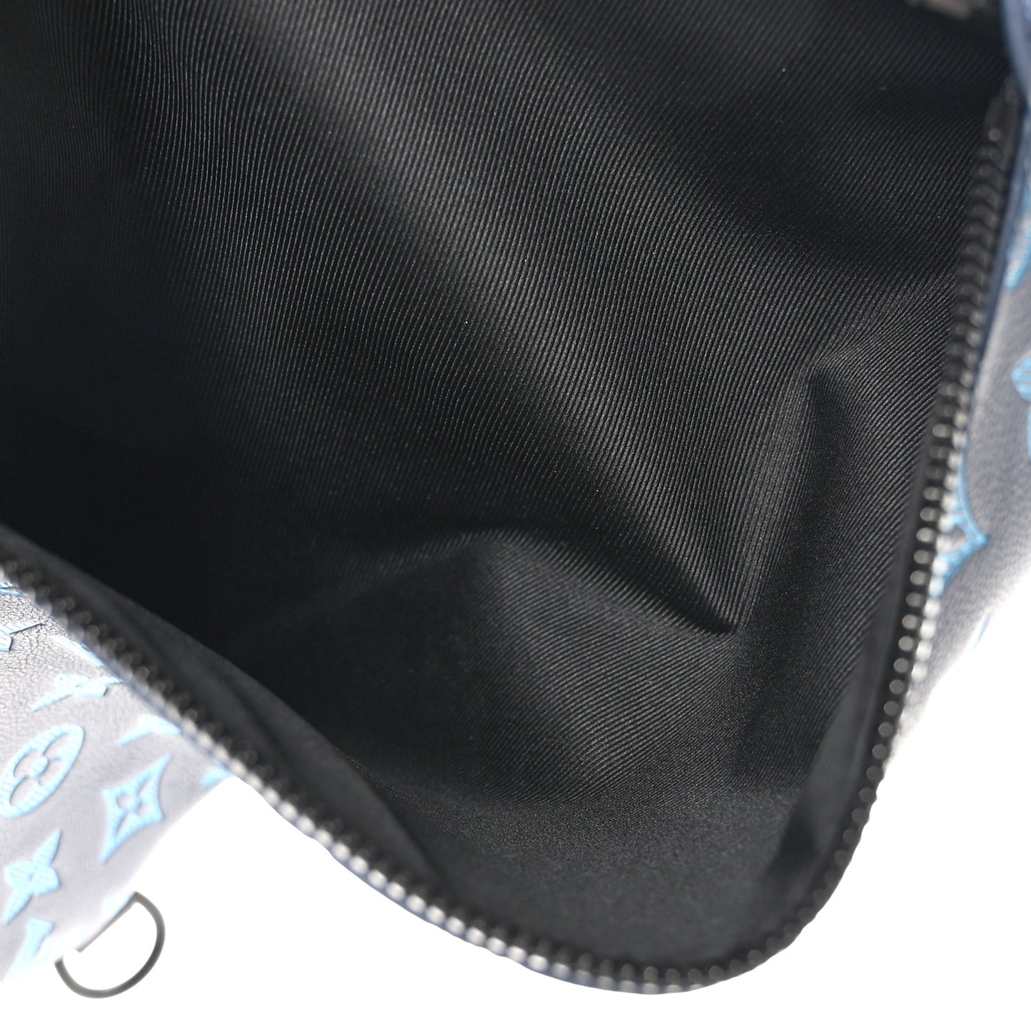 Monogram Shadow Duo Slingbag Navy River Blue