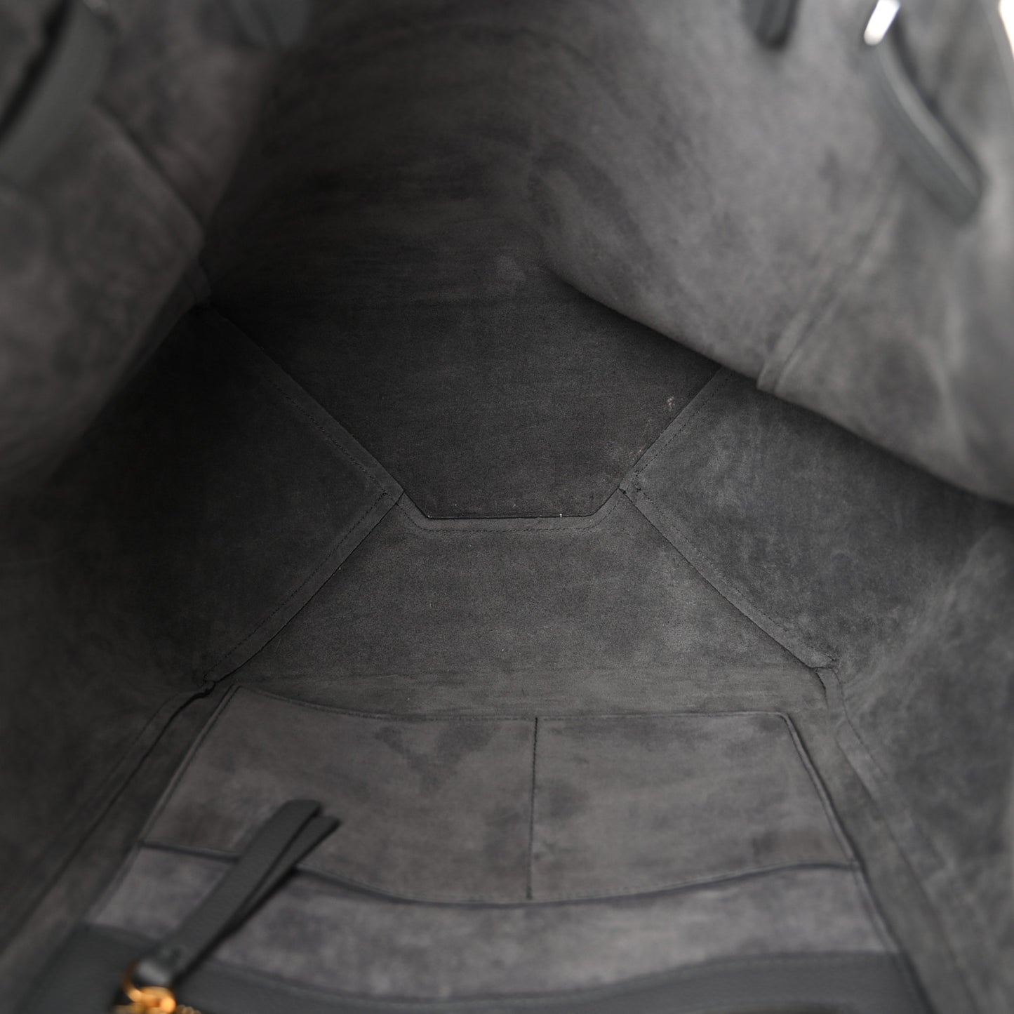 Soft Grained Calfskin Small Belt Cabas Phantom Grey