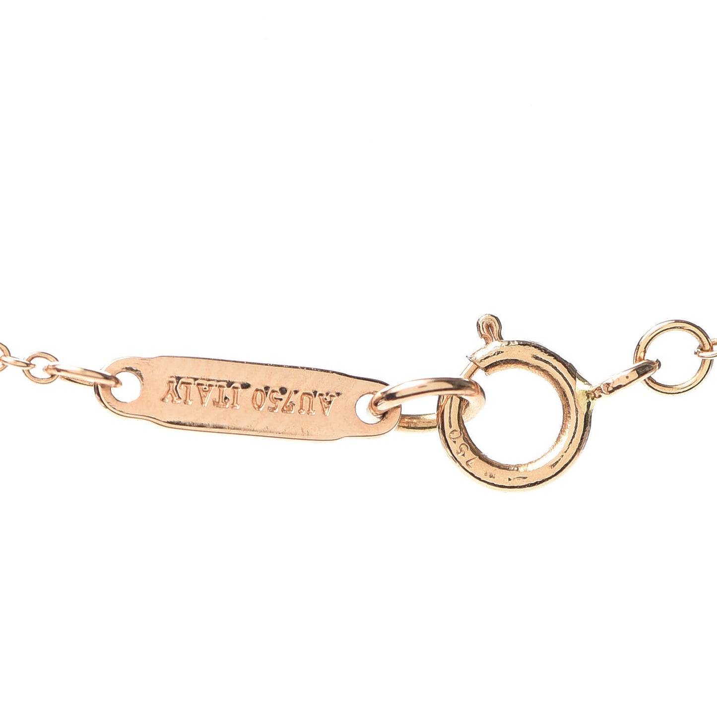 18K Rose Gold Diamond Metro Heart Pendant Necklace