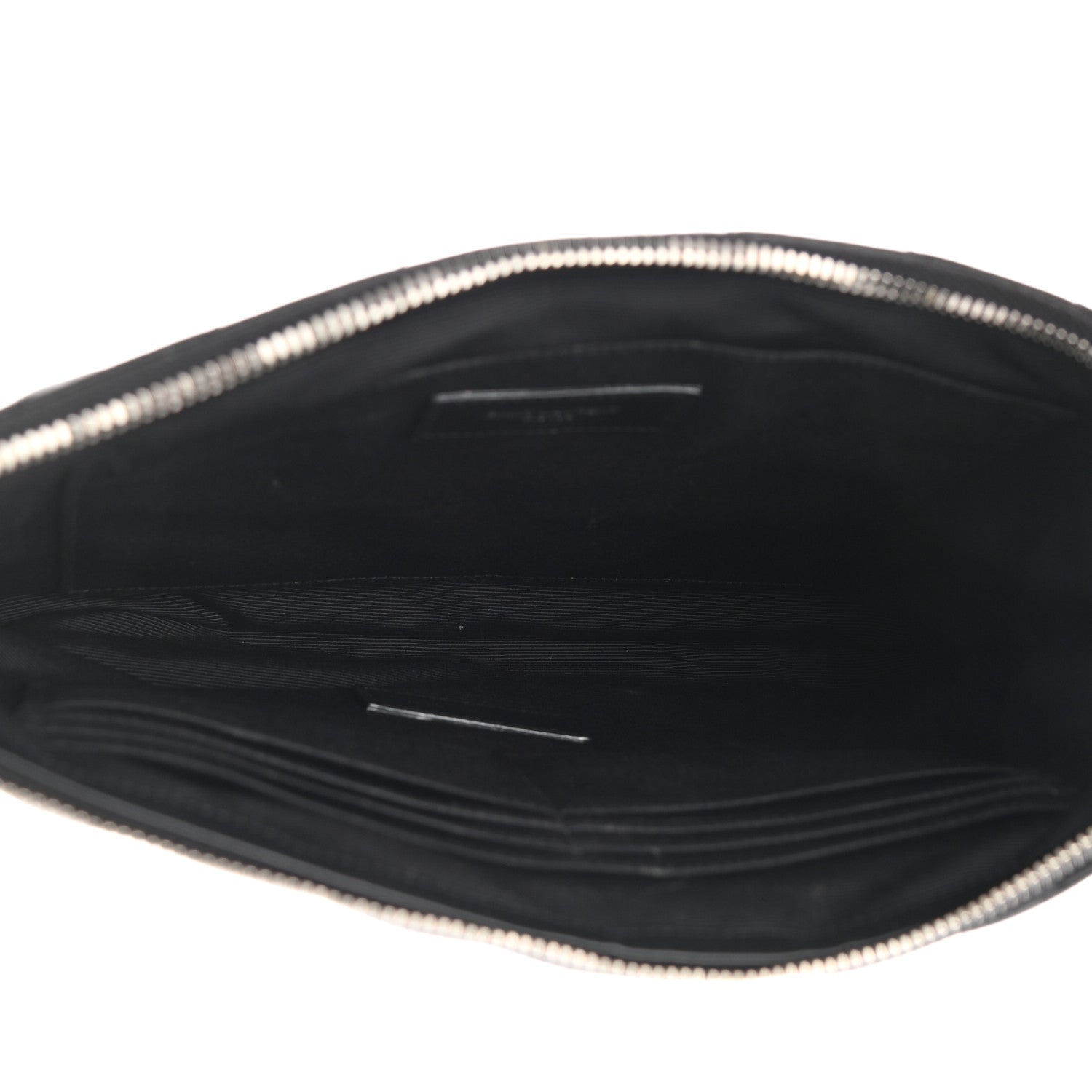 Saint Laurent Calfskin Matelasse Monogram Cassandre Tablet Pouch Black 5 of 11