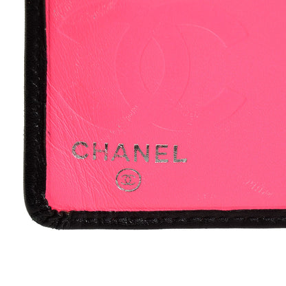 Chanel Calfskin Quilted Cambon Yen Wallet Black 7 of 10