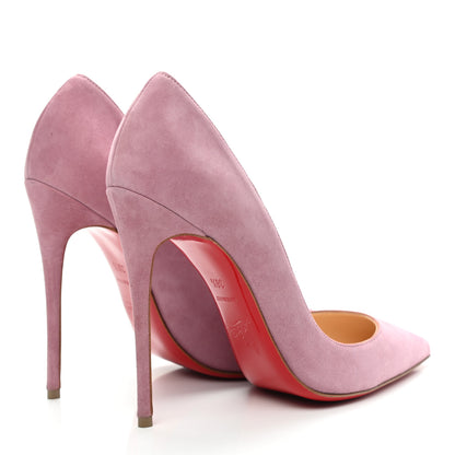 Christian Louboutin Suede So Kate 120 Pumps 36.5 Rosette 4 of 9