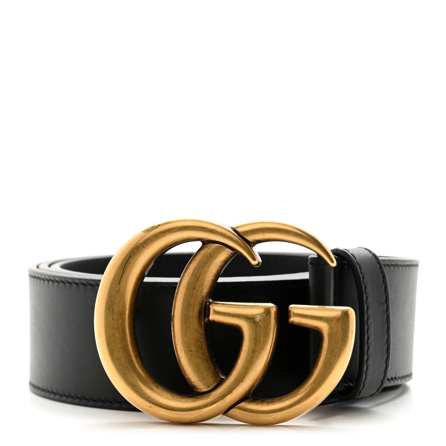 Gucci Calfskin Double G 40mm Belt 95 38 Black 1 of 8