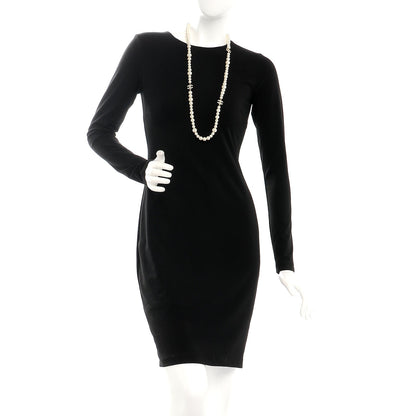 Chanel Graduated Pearl Crystal CC Long Necklace Light Gold 2 of 5