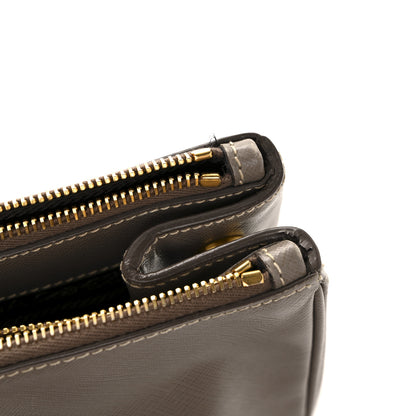 Prada Saffiano Large Galleria Double Zip Tote  Argilla 13 of 15