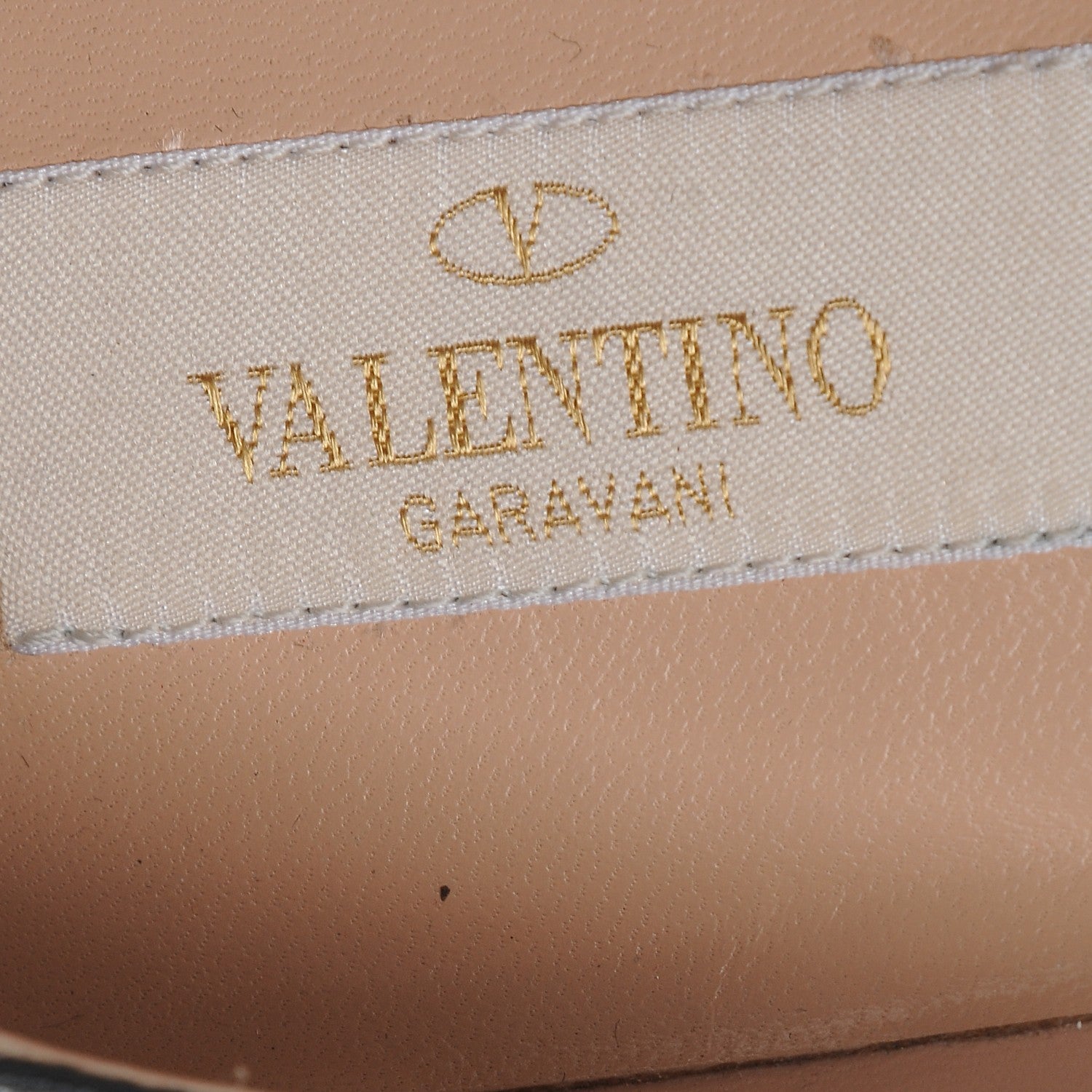 Valentino Garavani Calf Hair Leopard Print Rockstud Rolling Ballerina Flats 38 Champagne Testa di Moro 7 of 8