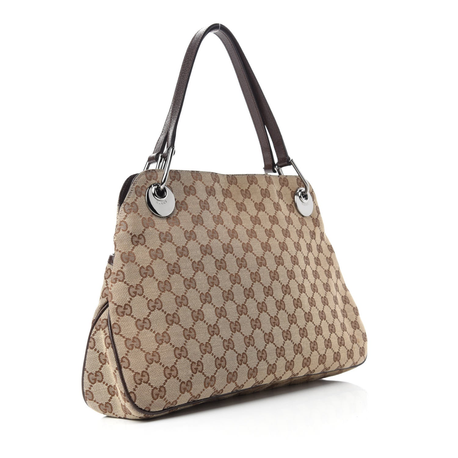 Gucci Monogram Medium Eclipse Shoulder Bag Dark Brown 3 of 10