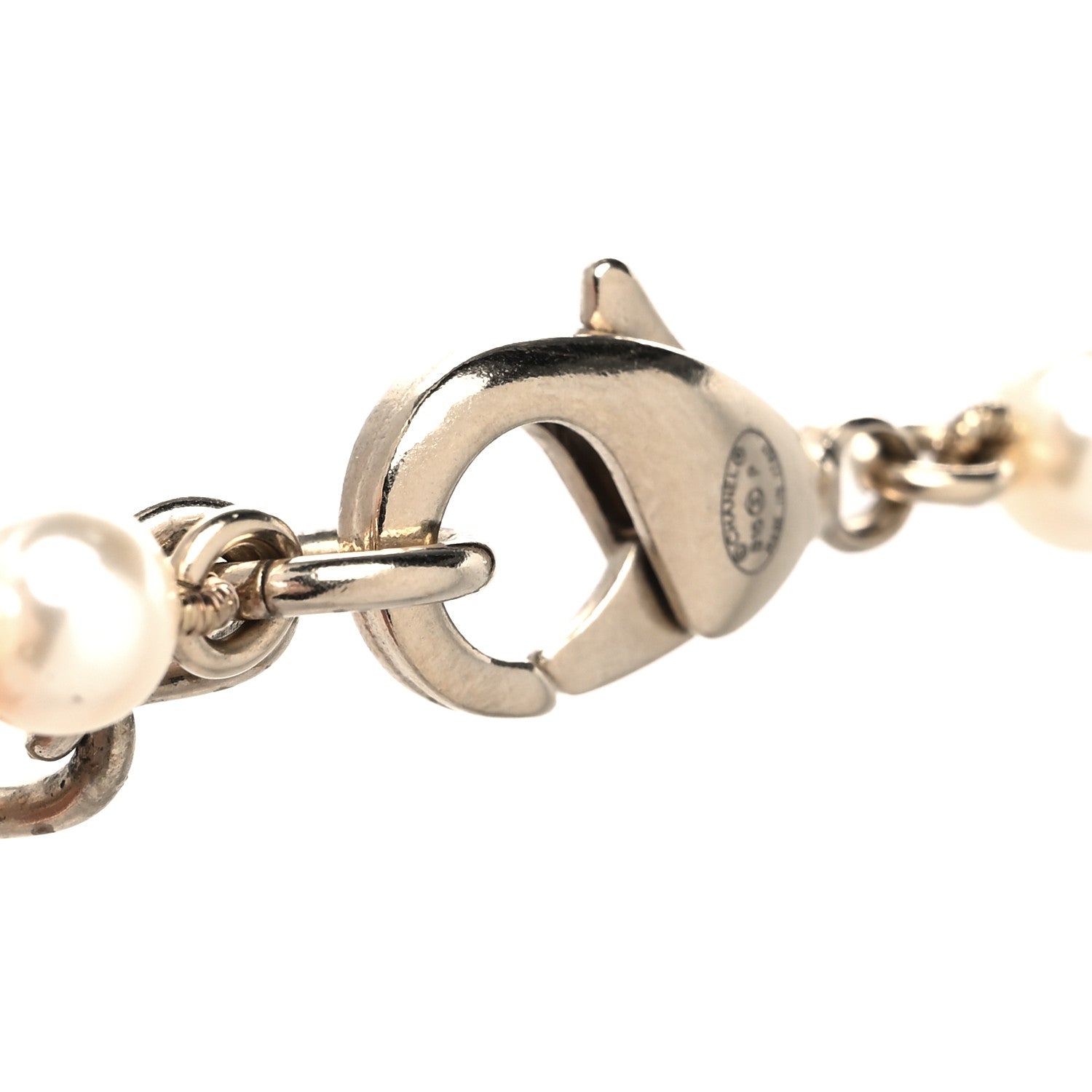 Chanel Pearl CC Long Necklace Gold 4 of 5