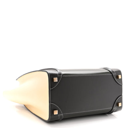 Celine Smooth Calfskin Tri-Color Micro Luggage Light Emerald 4 of 11