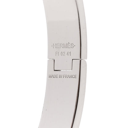 Hermes Matte Enamel Narrow Clic Clac HH Bracelet T5 Black 4 of 6