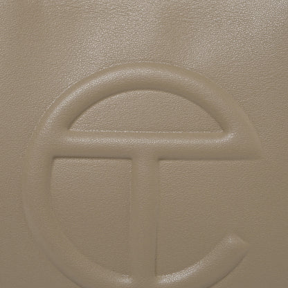 Telfar Vegan Leather Small Shopping Bag Cream 8 of 11