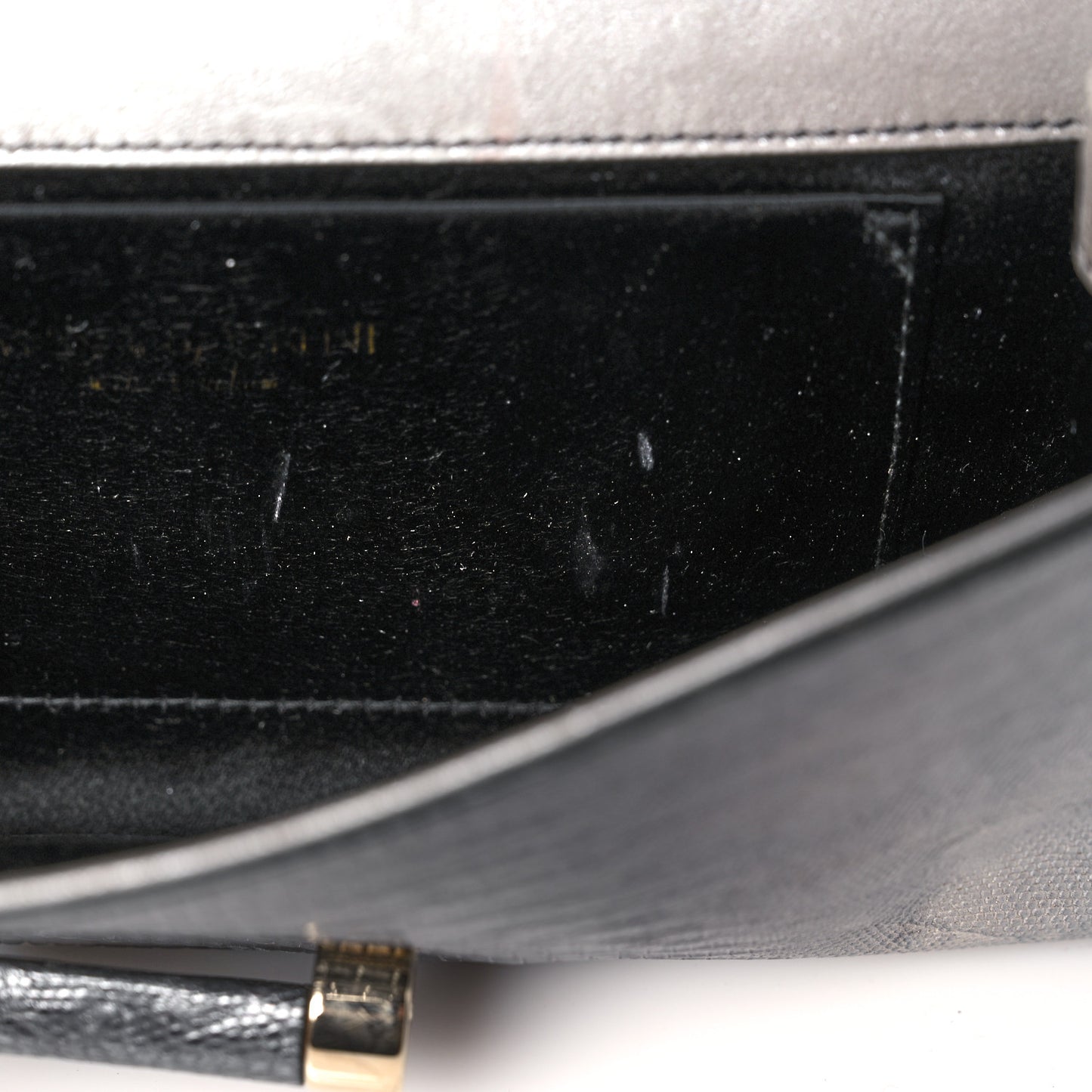 Ombre Lizard Muse Clutch Silver