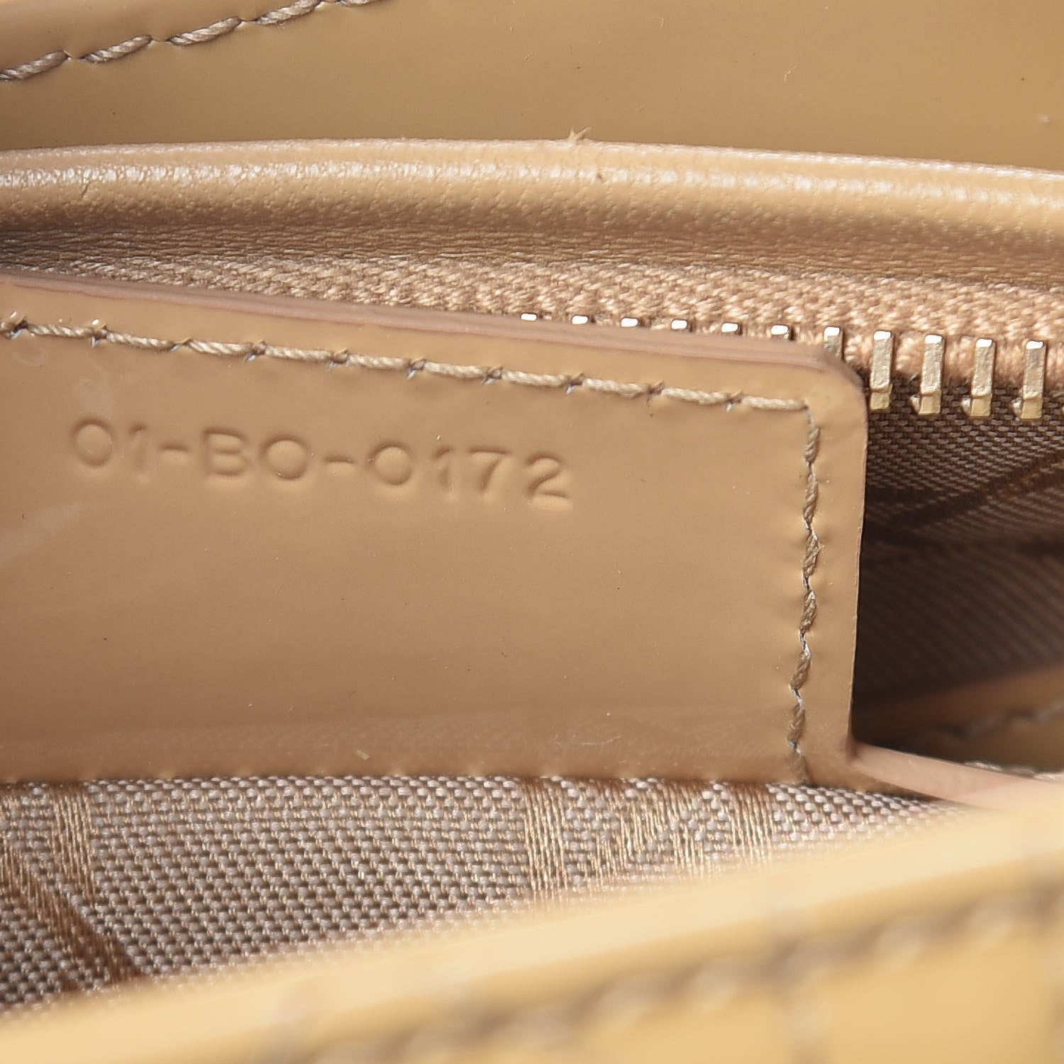 Christian Dior Patent Cannage Medium Lady Dior Beige 7 of 17