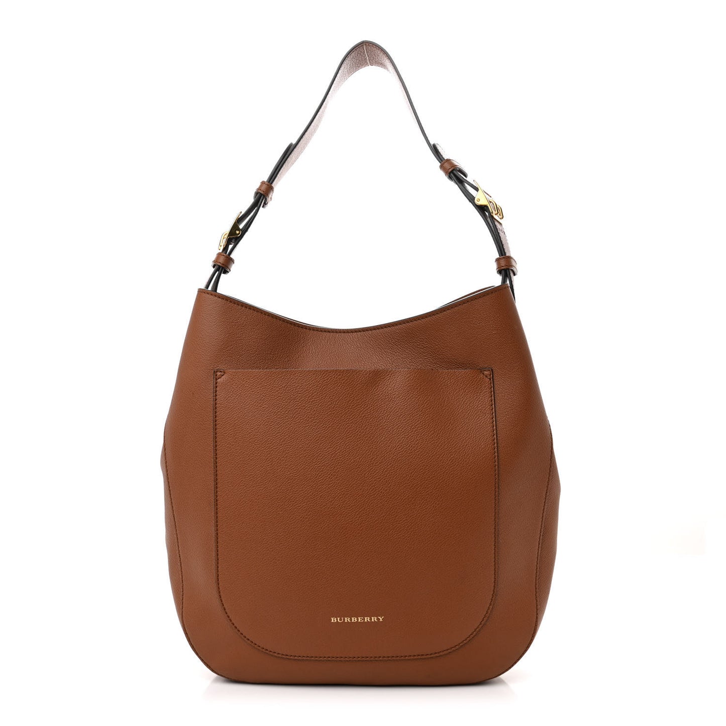 Grainy Calfskin Small Elmstone Hobo Tan