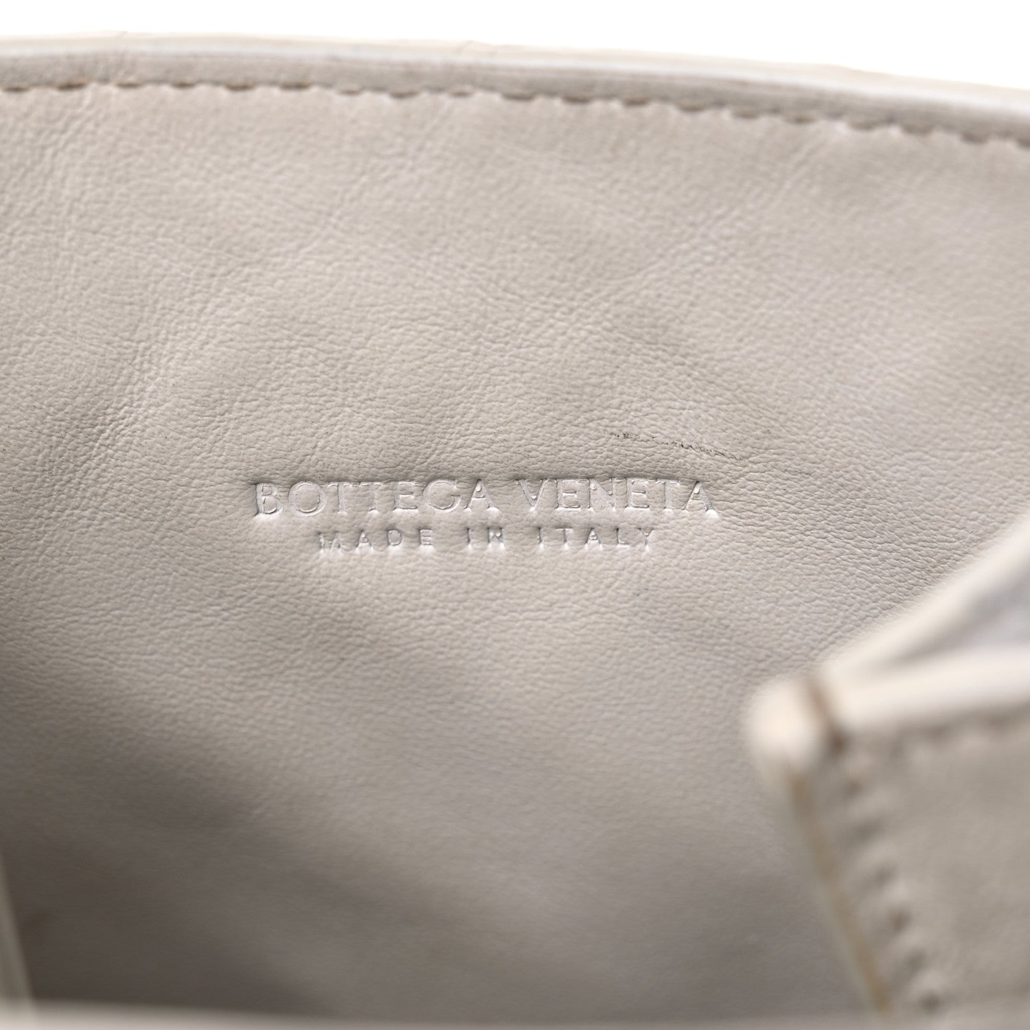 Bottega Veneta Nappa Intrecciato The Mini Knot Shoulder Bag Chalk 5 of 8
