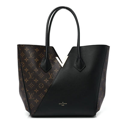 Louis Vuitton Calfskin Monogram Kimono Tote Black 1 of 10