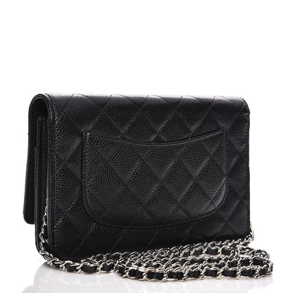 Chanel Caviar Quilted Wallet On Chain WOC Black 3 of 9
