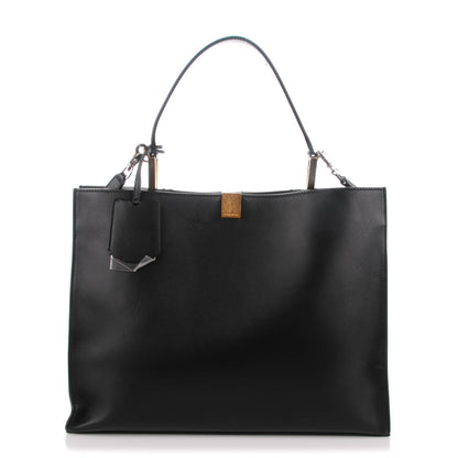 Balenciaga Calfskin Le Dix Soft Cabas M Shoulder Bag Black 1 of 7
