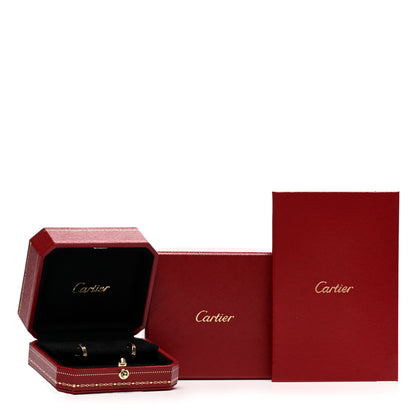 Cartier 18K Yellow Gold Small LOVE Hoop Earrings 5 of 5