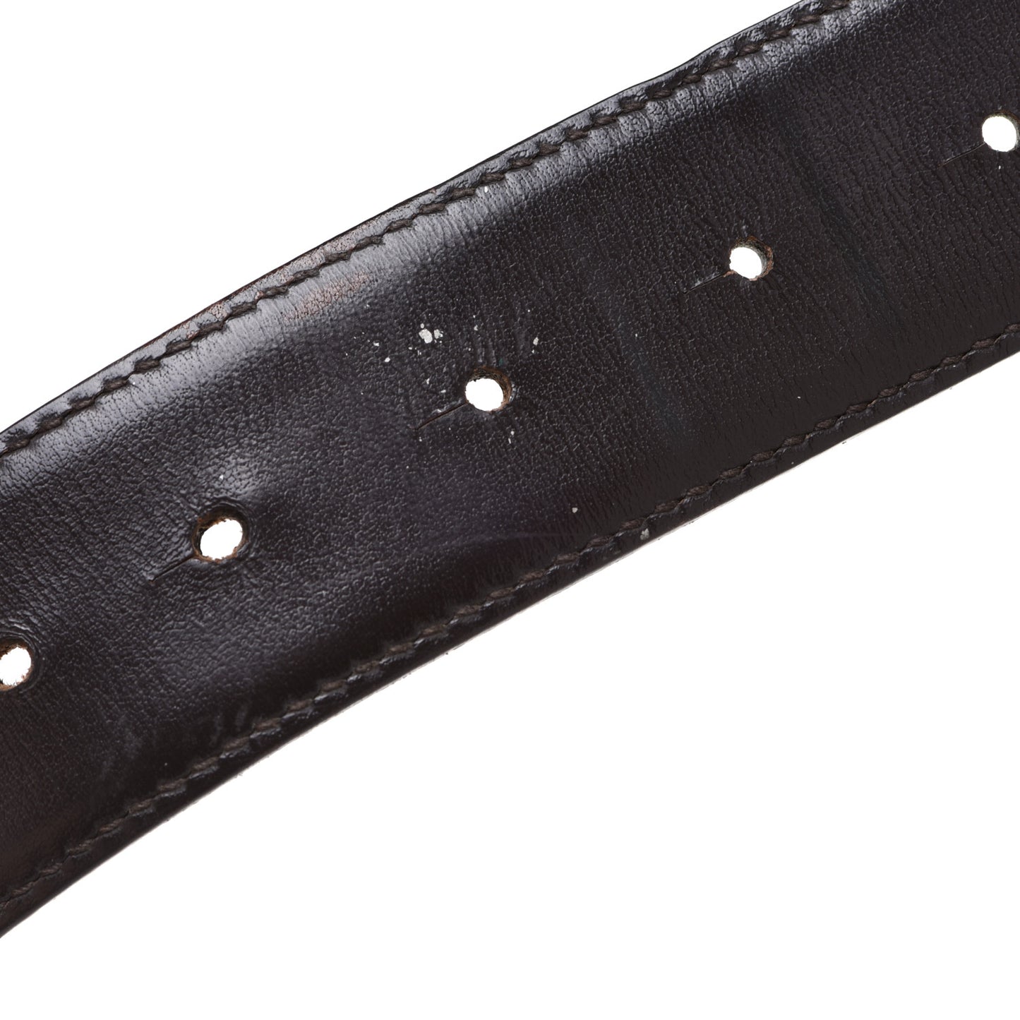 Calfskin 30 Montaigne Reversible Belt 85 Black Dark Brown