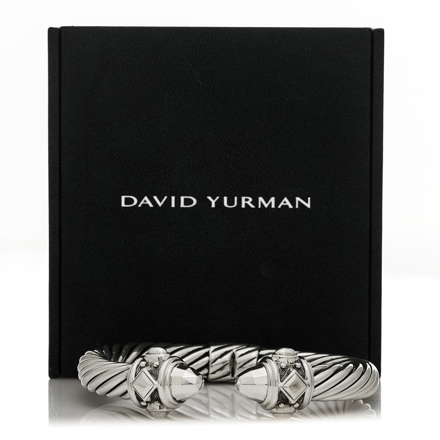 David Yurman Sterling Silver 9mm Renaissance Cable Bracelet 4 of 4