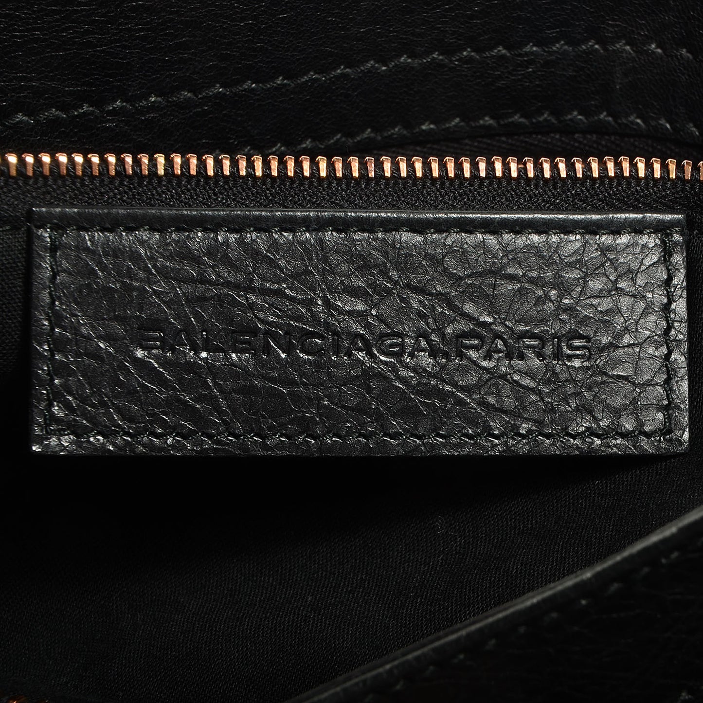 Agneau Giant 21 Rose Gold Hardware Velo Black