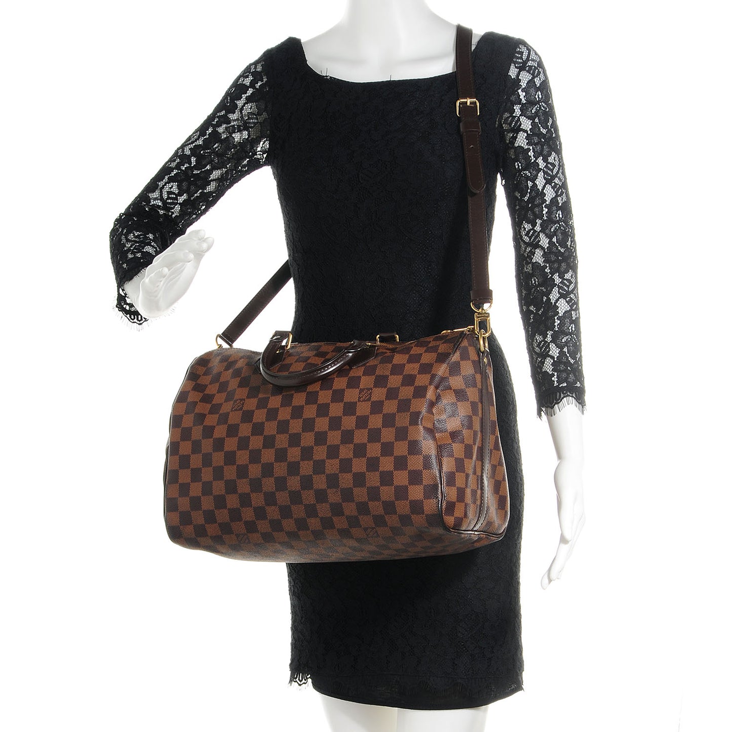 Damier Ebene Speedy Bandouliere 35