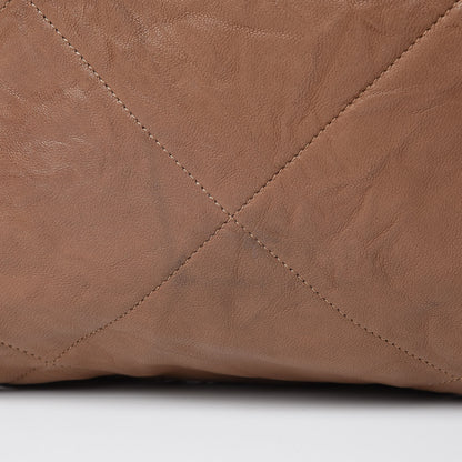 Lanvin Lambskin Quilted Amalia Cabas Tote Camel 15 of 20