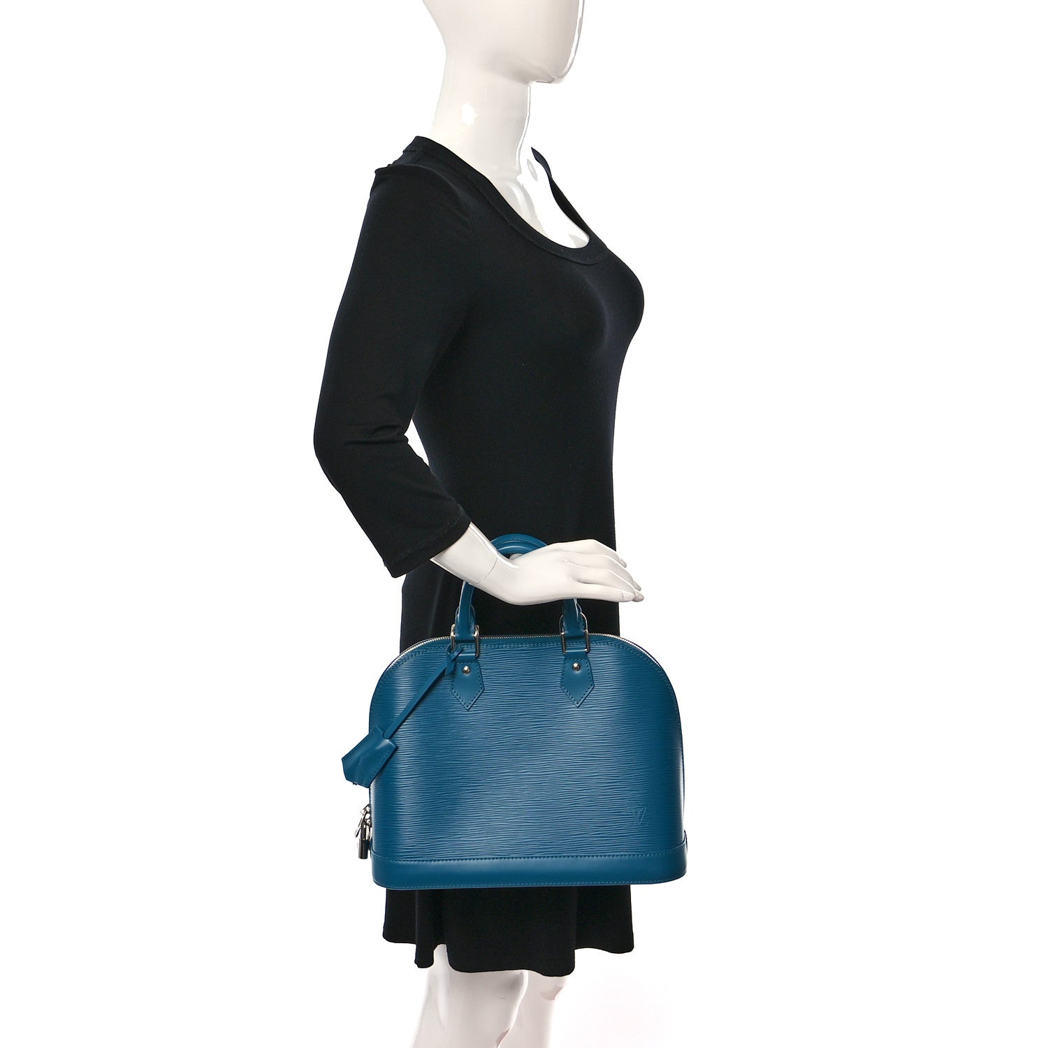 Louis Vuitton Epi Alma PM Cyan 2 of 9