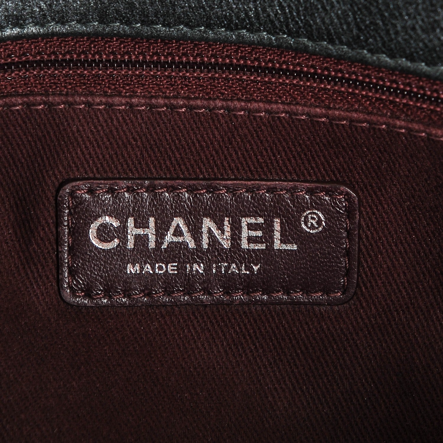 Chanel Metallic Calfskin Quilted Medium Medallion Flap Dark Silver 6 of 10