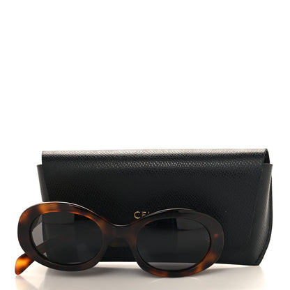 Celine Acetate Triomphe 01 Sunglasses CL 40194U Tortoise 7 of 7