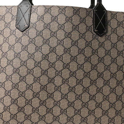 Gucci GG Supreme Monogram Large Reversible Tote Beige Black 6 of 14