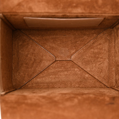 Saint Laurent Calfskin Monogram Take Away Box Dusty Vintage Brown Gold 5 of 15