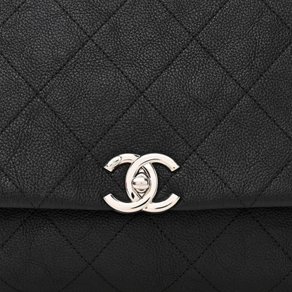 Chanel Grained Calfskin Stitched Small Braided With Style Flap Black 8 of 12
