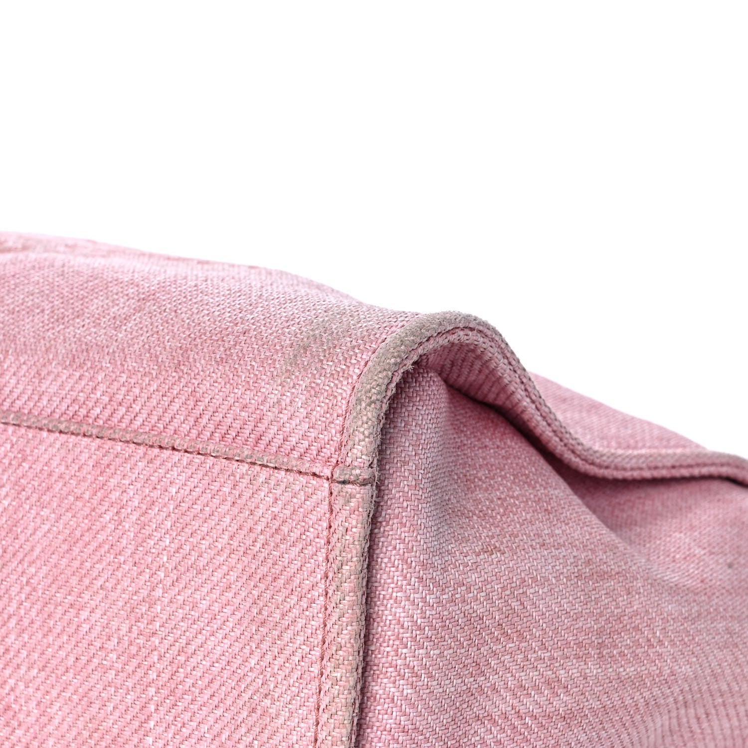 Chanel Canvas Medium Deauville Tote Pink 9 of 15