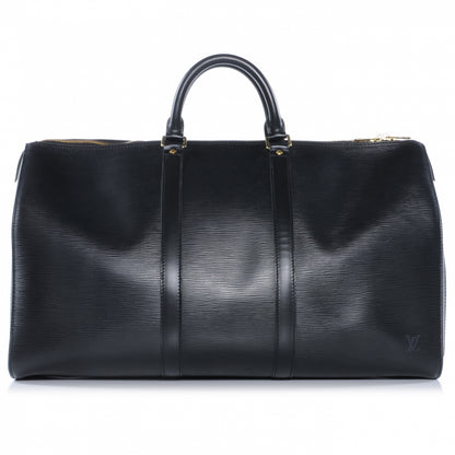 Louis Vuitton Epi Keepall 50 Black 1 of 7