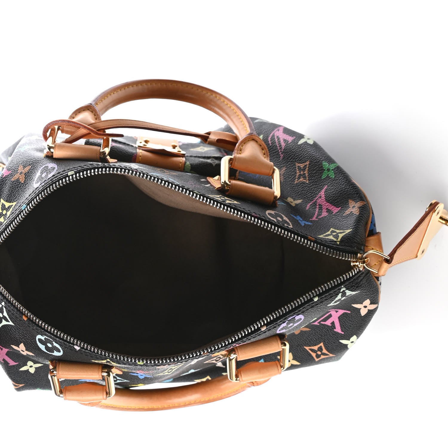Louis Vuitton Monogram Multicolor Speedy 30 Black 4 of 4