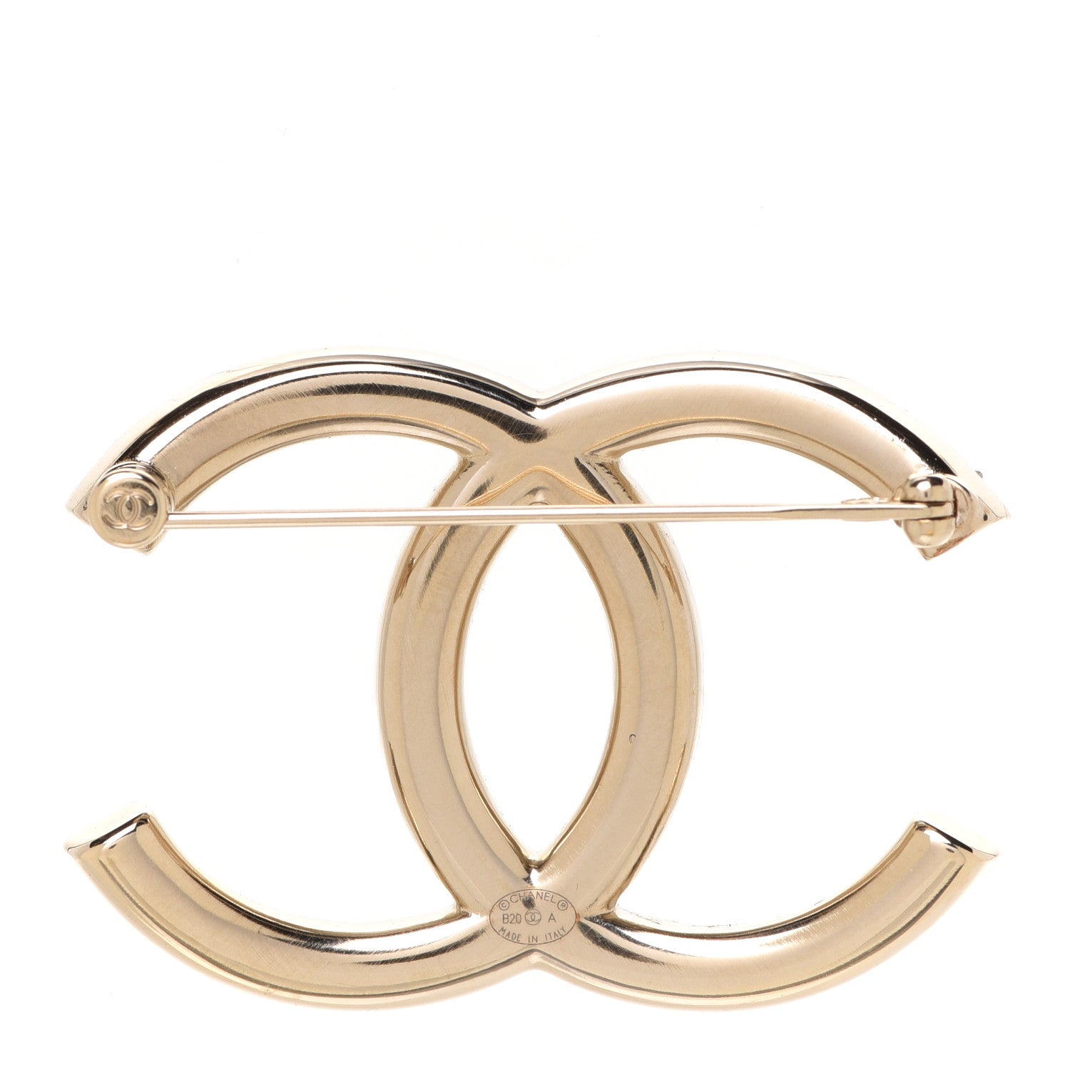 Chanel Baguette Crystal High Society CC Brooch Gold 3 of 5