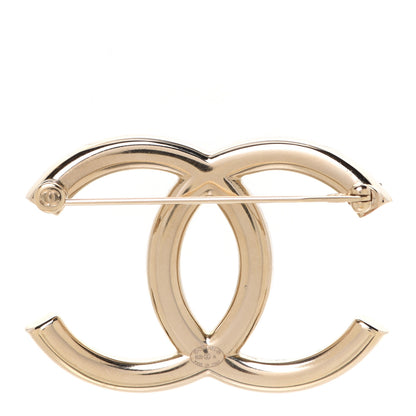 Chanel Baguette Crystal High Society CC Brooch Gold 3 of 5