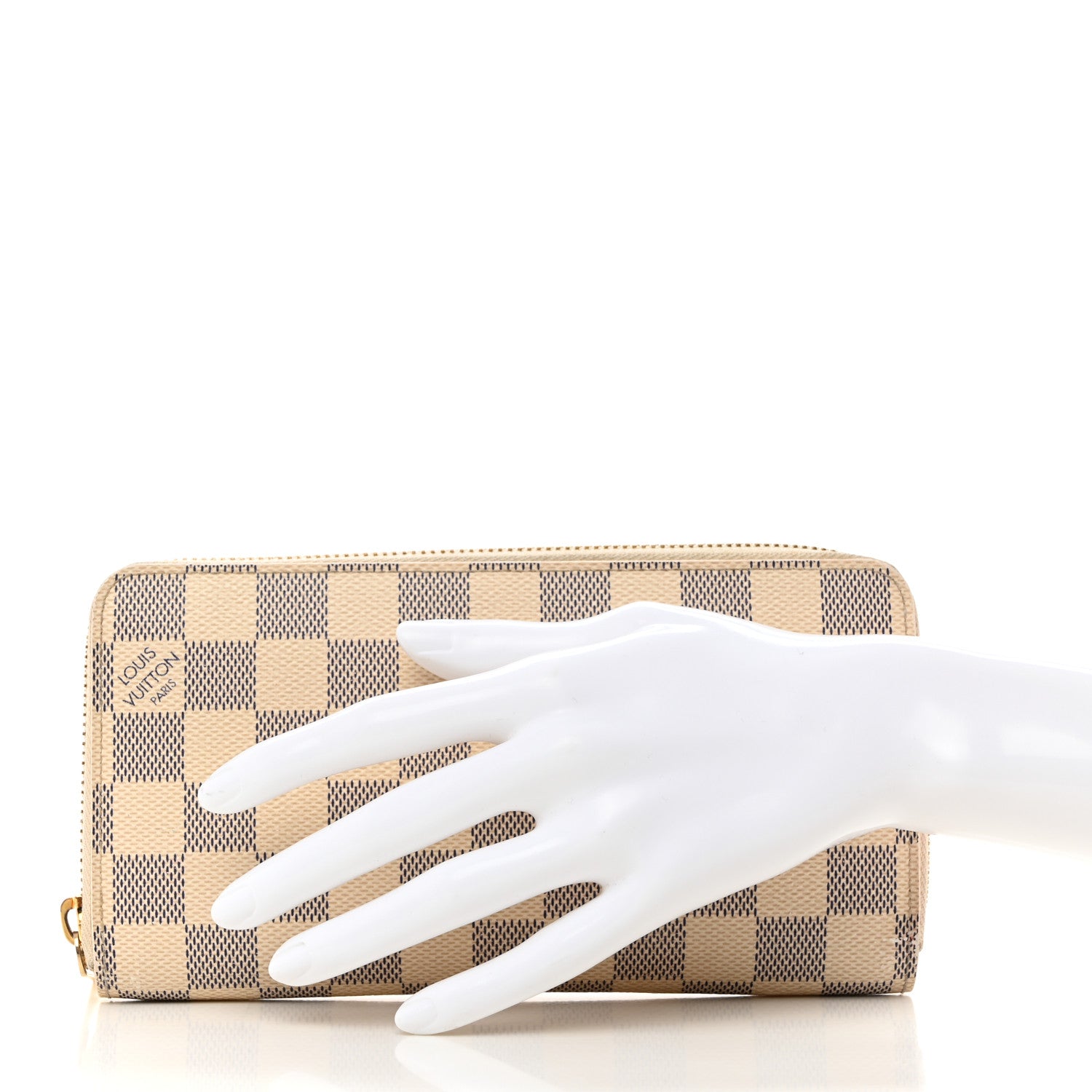 Louis Vuitton Damier Azur Zippy Wallet 2 of 8