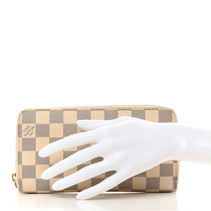 Louis Vuitton Damier Azur Zippy Wallet 2 of 8