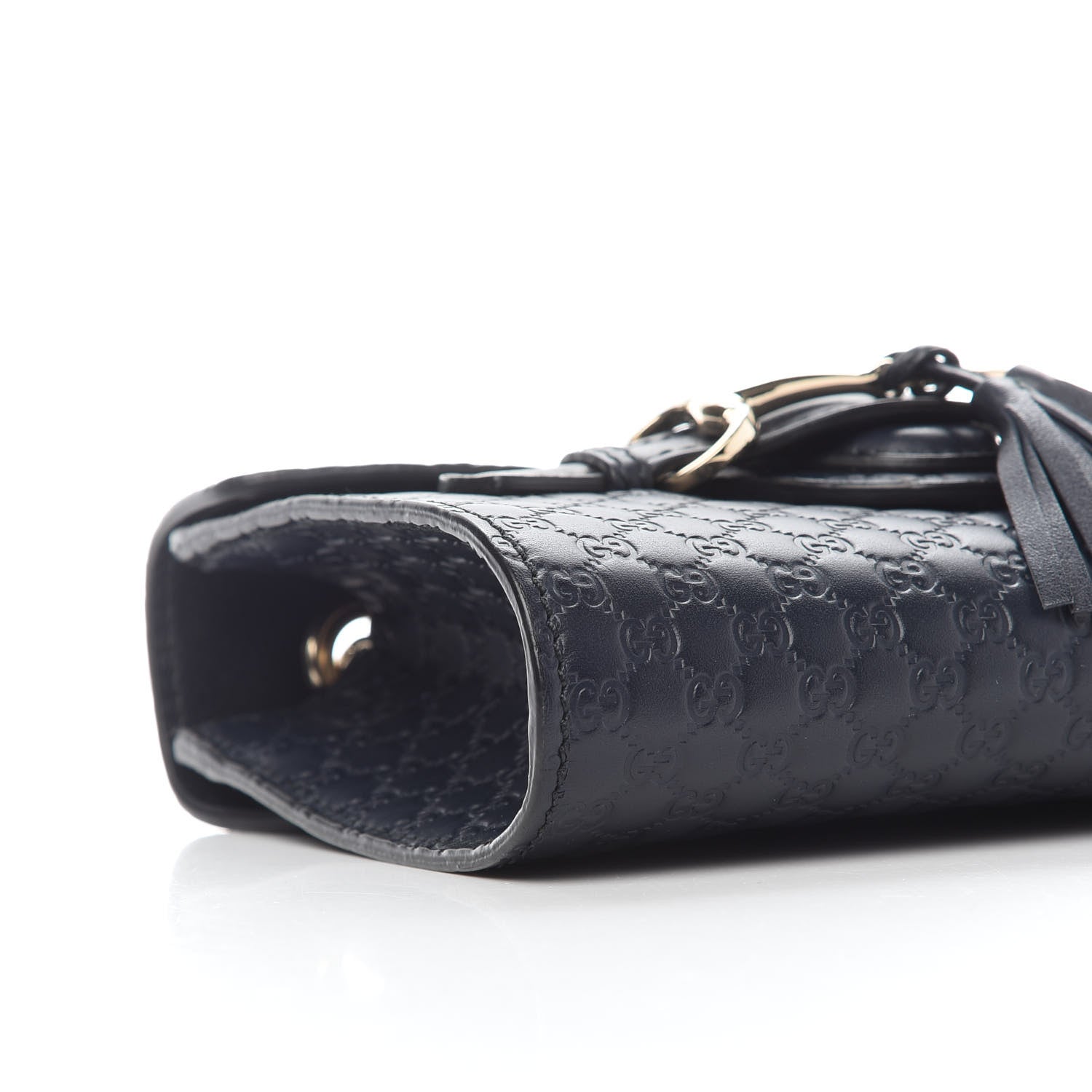 Gucci Microguccissima Mini Emily Chain Shoulder Bag Blue 8 of 9