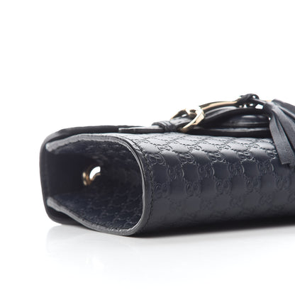 Gucci Microguccissima Mini Emily Chain Shoulder Bag Blue 8 of 9