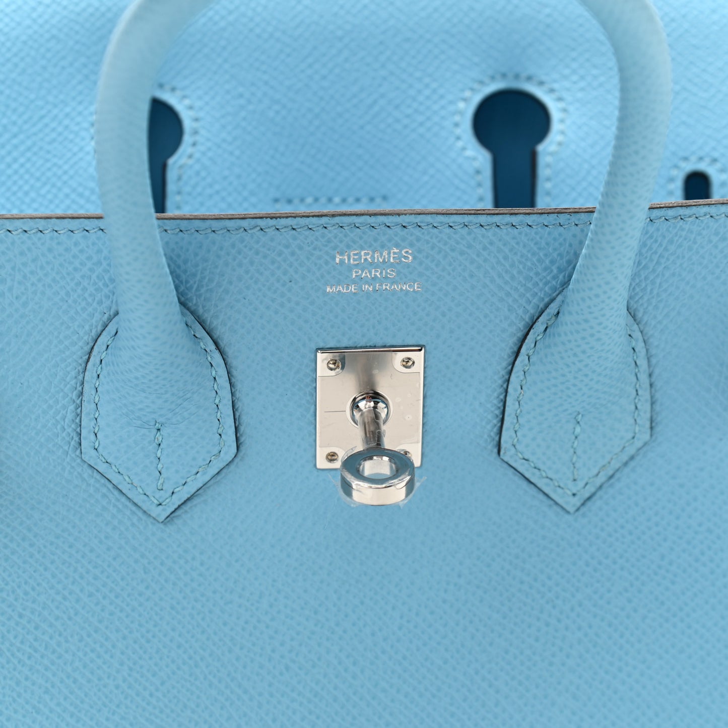 Epsom Birkin Sellier 25 Celeste