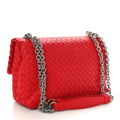 Bottega Veneta Nappa Intrecciato Baby Olimpia Shoulder Bag Vesuvio 4 of 9