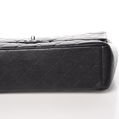 Chanel Caviar Quilted Maxi Double Flap Black 9 of 13
