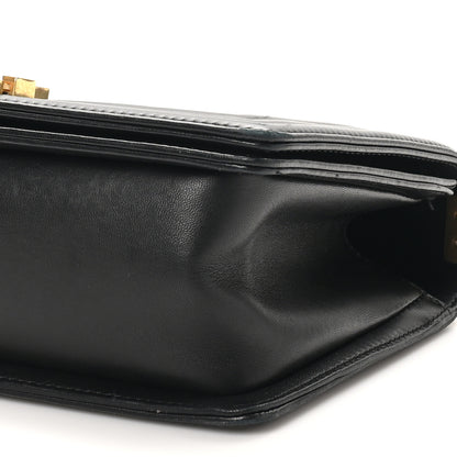 Chanel Lambskin Quilted Medium Boy Flap Black 10 of 11