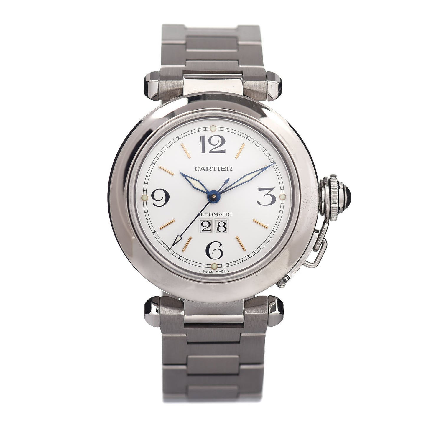 Stainless Steel 35mm Pasha C Big Date Automatic Watch
