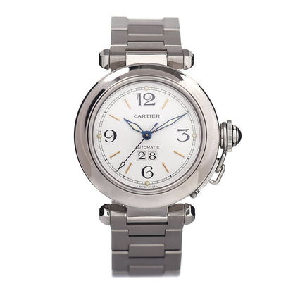 Cartier Stainless Steel 35mm Pasha C Big Date Automatic Watch 1 of 4