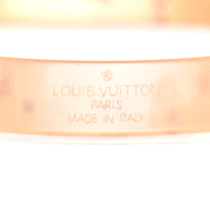 Louis Vuitton Resin Swarovski Inclusion Art Deco TPM Bracelet S Beige 3 of 4